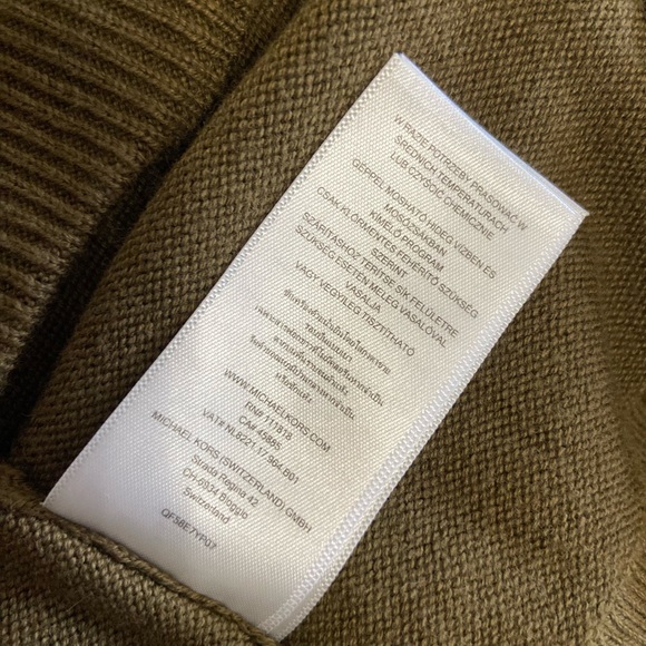 Michael Kors sweater dress. Gently used sz L - Picture 9 of 9
